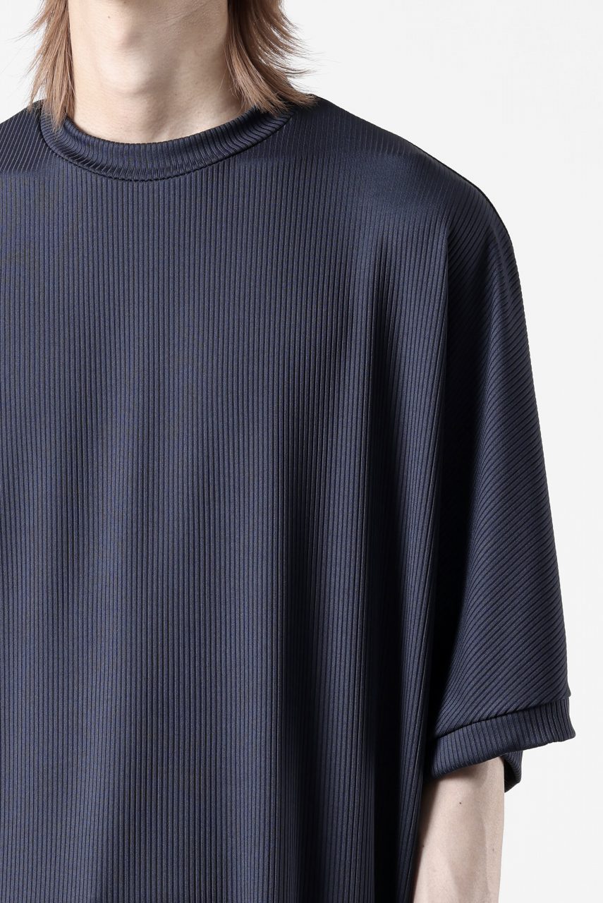 画像をギャラリービューアに読み込む, N/07 DOLMAN SHORT SLEEVE TEE / AQUASUITING THICK RIB (MIDNIGHT)