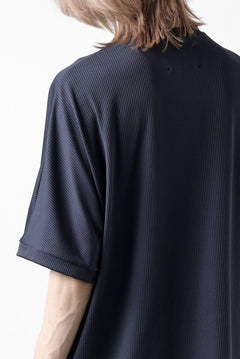 画像をギャラリービューアに読み込む, N/07 DOLMAN SHORT SLEEVE TEE / AQUASUITING THICK RIB (MIDNIGHT)