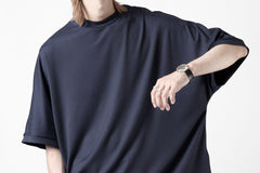 画像をギャラリービューアに読み込む, N/07 DOLMAN SHORT SLEEVE TEE / AQUASUITING THICK RIB (MIDNIGHT)