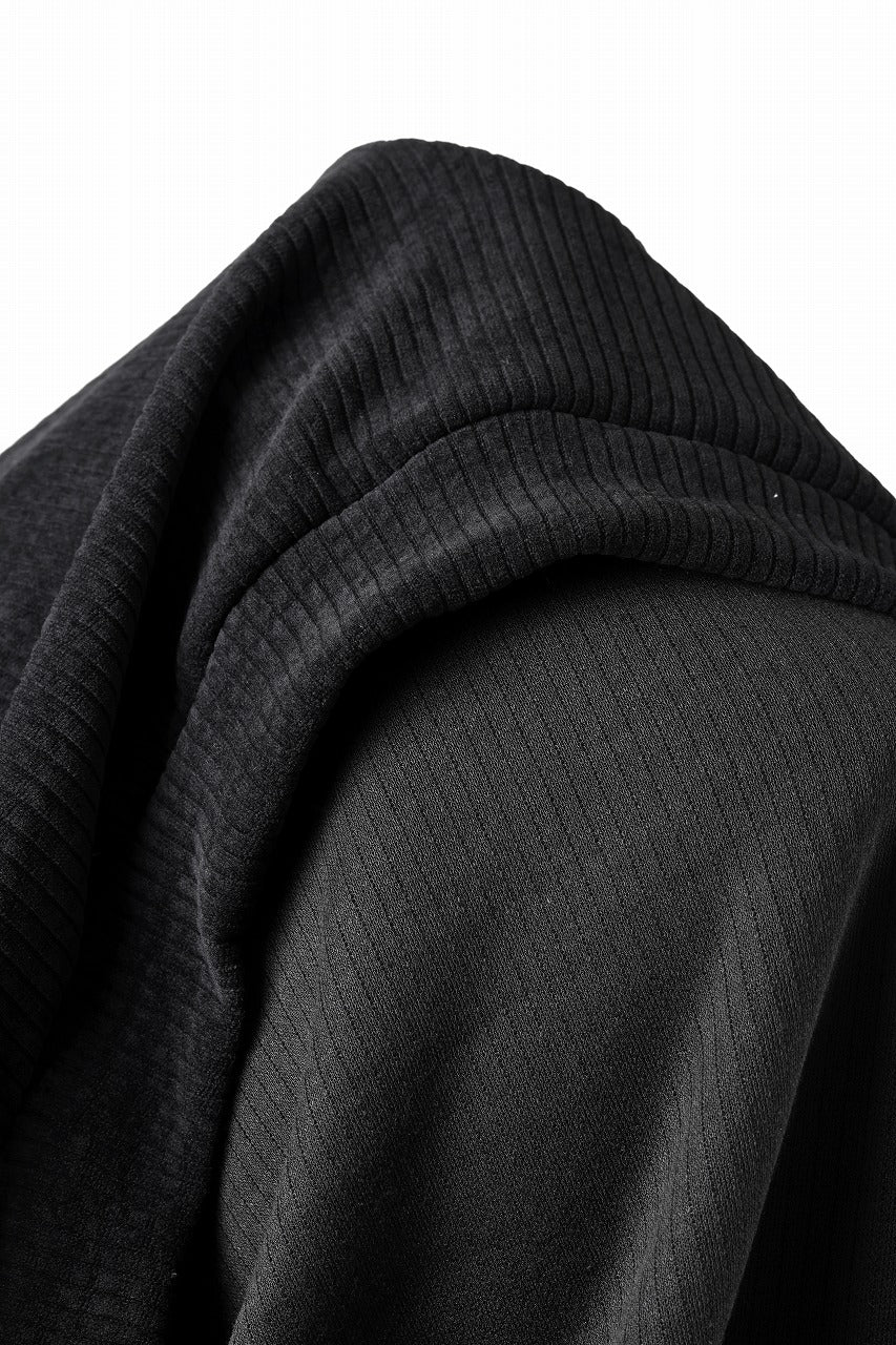 画像をギャラリービューアに読み込む, A.F ARTEFACT MODUROY KNIT TOPS (ALL BLACK)