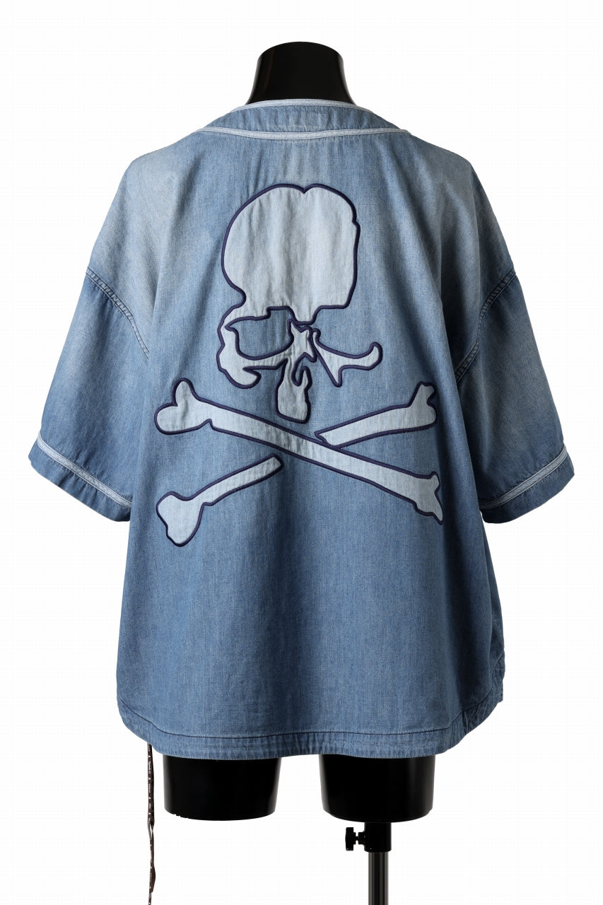 画像をギャラリービューアに読み込む, mastermind JAPAN BASEBALL DENIM SHIRT (INDIGO)