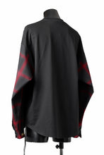 画像をギャラリービューアに読み込む, mastermind JAPAN COMBINED CHECK LS TOPS (BLACK x RED CHECK)
