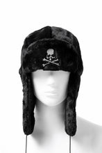 Load image into Gallery viewer, mastermind JAPAN FAUX FUR FLYING CAP (BLACK)