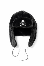 Load image into Gallery viewer, mastermind JAPAN FAUX FUR FLYING CAP (BLACK)