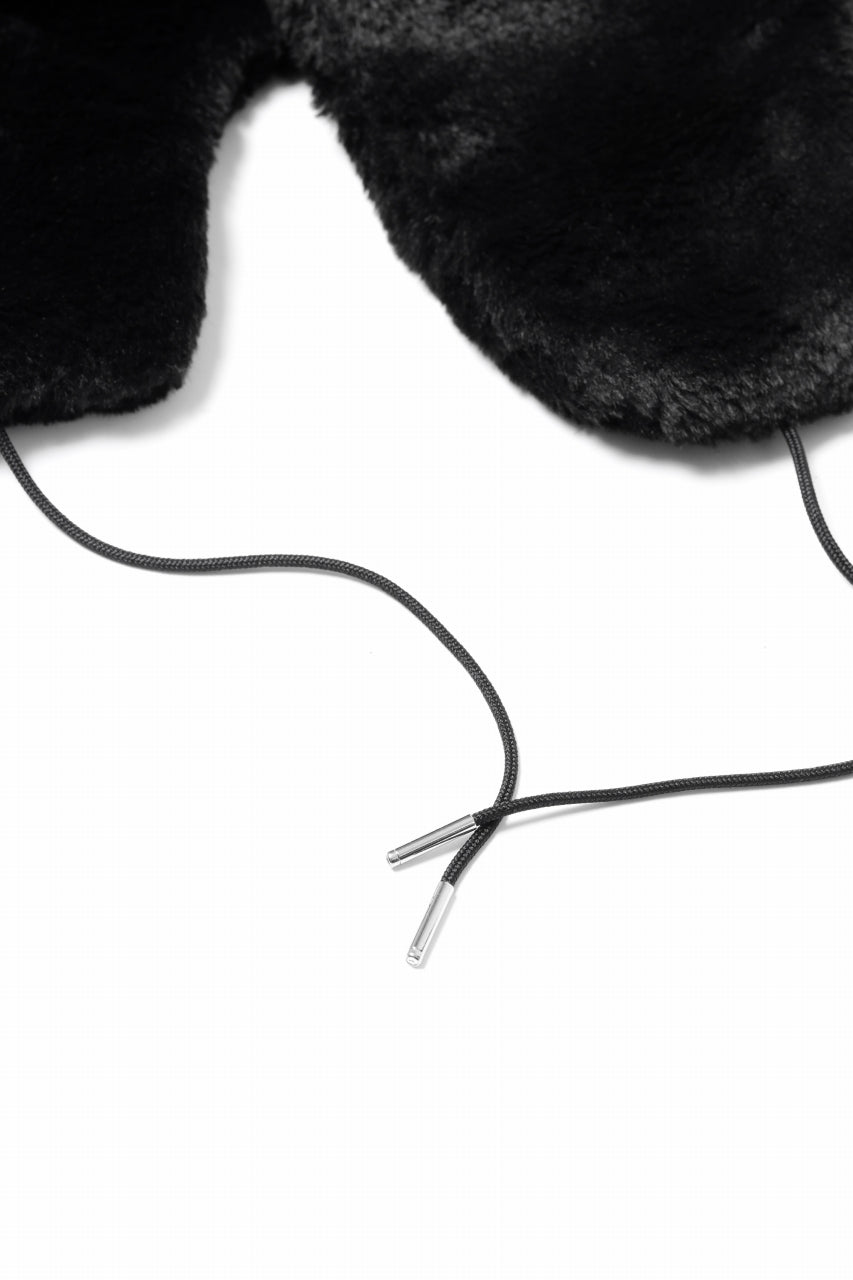 Load image into Gallery viewer, mastermind JAPAN FAUX FUR FLYING CAP (BLACK)