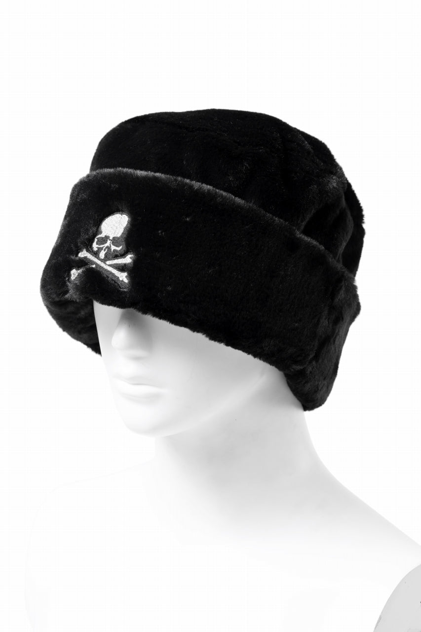 Load image into Gallery viewer, mastermind JAPAN FAUX FUR HAT (BLACK)
