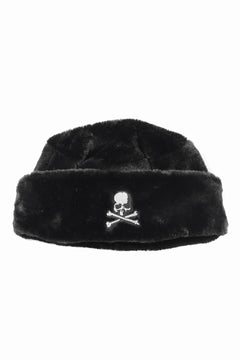 Load image into Gallery viewer, mastermind JAPAN FAUX FUR HAT (BLACK)