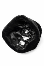 Load image into Gallery viewer, mastermind JAPAN FAUX FUR HAT (BLACK)