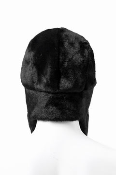 Load image into Gallery viewer, mastermind JAPAN FAUX FUR FLYING CAP (BLACK)