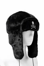Load image into Gallery viewer, mastermind JAPAN FAUX FUR FLYING CAP (BLACK)