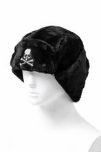 Load image into Gallery viewer, mastermind JAPAN FAUX FUR FLYING CAP (BLACK)