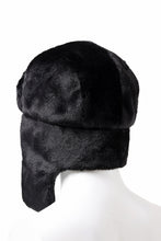 Load image into Gallery viewer, mastermind JAPAN FAUX FUR FLYING CAP (BLACK)
