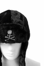 Load image into Gallery viewer, mastermind JAPAN FAUX FUR FLYING CAP (BLACK)