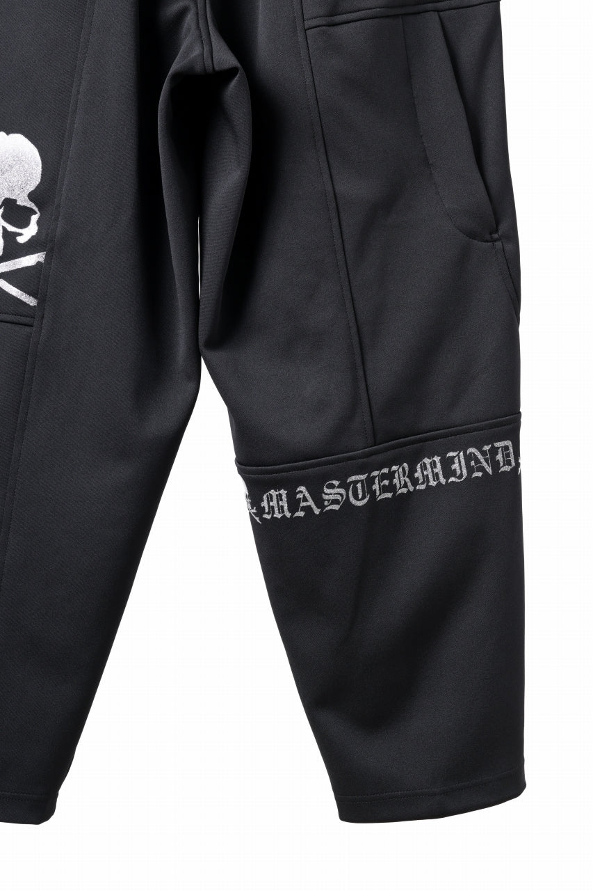 画像をギャラリービューアに読み込む, mastermind JAPAN WIDE FIT TROUSERS / HIGH END STRETCH JERSEY (BLACK)