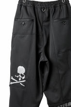 画像をギャラリービューアに読み込む, mastermind JAPAN WIDE FIT TROUSERS / HIGH END STRETCH JERSEY (BLACK)