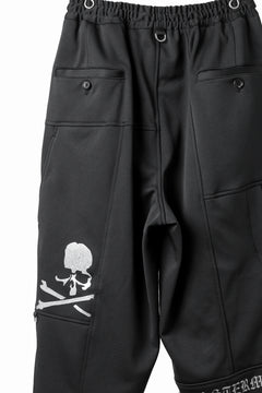 画像をギャラリービューアに読み込む, mastermind JAPAN WIDE FIT TROUSERS / HIGH END STRETCH JERSEY (BLACK)