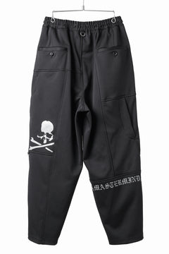 画像をギャラリービューアに読み込む, mastermind JAPAN WIDE FIT TROUSERS / HIGH END STRETCH JERSEY (BLACK)