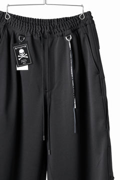 画像をギャラリービューアに読み込む, mastermind JAPAN WIDE FIT TROUSERS / HIGH END STRETCH JERSEY (BLACK)