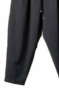 画像をギャラリービューアに読み込む, mastermind JAPAN WIDE FIT TROUSERS / HIGH END STRETCH JERSEY (BLACK)