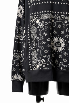 画像をギャラリービューアに読み込む, mastermind JAPAN BANDANA SWEATSHIRT / REGULAR FIT (BLACK BASE)