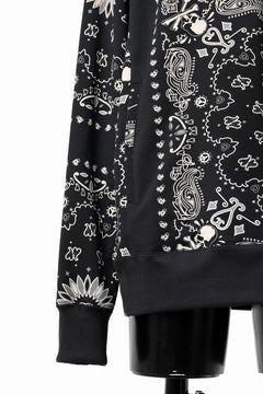 画像をギャラリービューアに読み込む, mastermind JAPAN BANDANA SWEATSHIRT / REGULAR FIT (BLACK BASE)