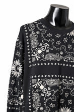 画像をギャラリービューアに読み込む, mastermind JAPAN BANDANA SWEATSHIRT / REGULAR FIT (BLACK BASE)