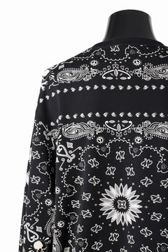 画像をギャラリービューアに読み込む, mastermind JAPAN BANDANA SWEATSHIRT / REGULAR FIT (BLACK BASE)