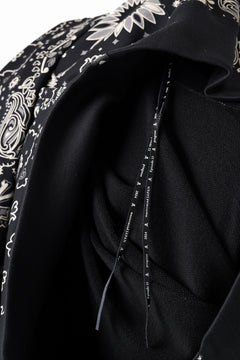 画像をギャラリービューアに読み込む, mastermind JAPAN BANDANA SWEATSHIRT / REGULAR FIT (BLACK BASE)