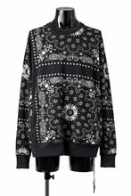 画像をギャラリービューアに読み込む, mastermind JAPAN BANDANA SWEATSHIRT / REGULAR FIT (BLACK BASE)