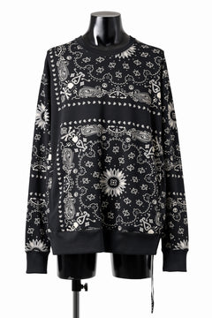 画像をギャラリービューアに読み込む, mastermind JAPAN BANDANA SWEATSHIRT / REGULAR FIT (BLACK BASE)