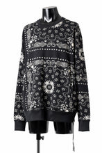 画像をギャラリービューアに読み込む, mastermind JAPAN BANDANA SWEATSHIRT / REGULAR FIT (BLACK BASE)