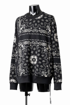 画像をギャラリービューアに読み込む, mastermind JAPAN BANDANA SWEATSHIRT / REGULAR FIT (BLACK BASE)