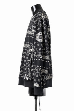 画像をギャラリービューアに読み込む, mastermind JAPAN BANDANA SWEATSHIRT / REGULAR FIT (BLACK BASE)