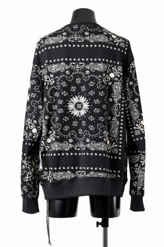 画像をギャラリービューアに読み込む, mastermind JAPAN BANDANA SWEATSHIRT / REGULAR FIT (BLACK BASE)