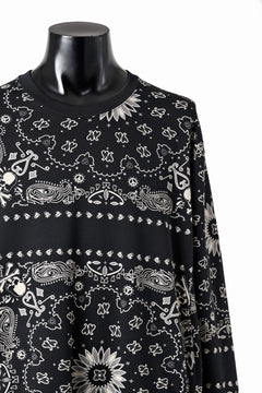 画像をギャラリービューアに読み込む, mastermind JAPAN BANDANA SWEATSHIRT / REGULAR FIT (BLACK BASE)