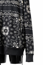 画像をギャラリービューアに読み込む, mastermind JAPAN BANDANA SWEATSHIRT / REGULAR FIT (BLACK BASE)