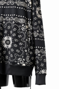 画像をギャラリービューアに読み込む, mastermind JAPAN BANDANA SWEATSHIRT / REGULAR FIT (BLACK BASE)