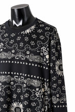 画像をギャラリービューアに読み込む, mastermind JAPAN BANDANA SWEATSHIRT / REGULAR FIT (BLACK BASE)