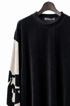 画像をギャラリービューアに読み込む, mastermind JAPAN VELOUR LS TEE / REGULAR FIT (BLACK)