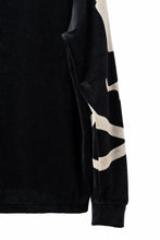 画像をギャラリービューアに読み込む, mastermind JAPAN VELOUR LS TEE / REGULAR FIT (BLACK)