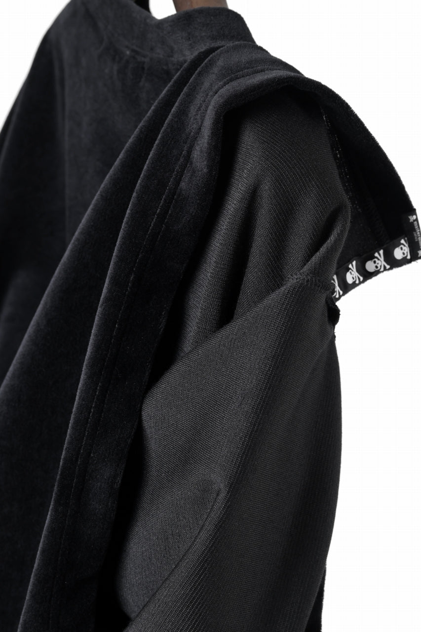 画像をギャラリービューアに読み込む, mastermind JAPAN VELOUR LS TEE / REGULAR FIT (BLACK)
