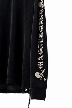 画像をギャラリービューアに読み込む, mastermind JAPAN VELOUR LS TEE / REGULAR FIT (BLACK)