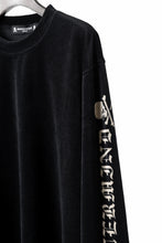 画像をギャラリービューアに読み込む, mastermind JAPAN VELOUR LS TEE / REGULAR FIT (BLACK)