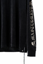 画像をギャラリービューアに読み込む, mastermind JAPAN VELOUR LS TEE / REGULAR FIT (BLACK)