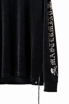画像をギャラリービューアに読み込む, mastermind JAPAN VELOUR LS TEE / REGULAR FIT (BLACK)