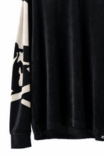 画像をギャラリービューアに読み込む, mastermind JAPAN VELOUR LS TEE / REGULAR FIT (BLACK)