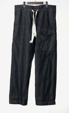 Load image into Gallery viewer, sus-sous trousers MK-1 / 11.5oz supima silket denim (BLACK)