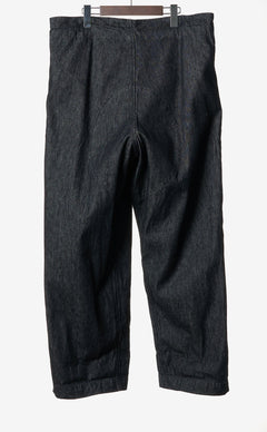 Load image into Gallery viewer, sus-sous trousers MK-1 / 11.5oz supima silket denim (BLACK)