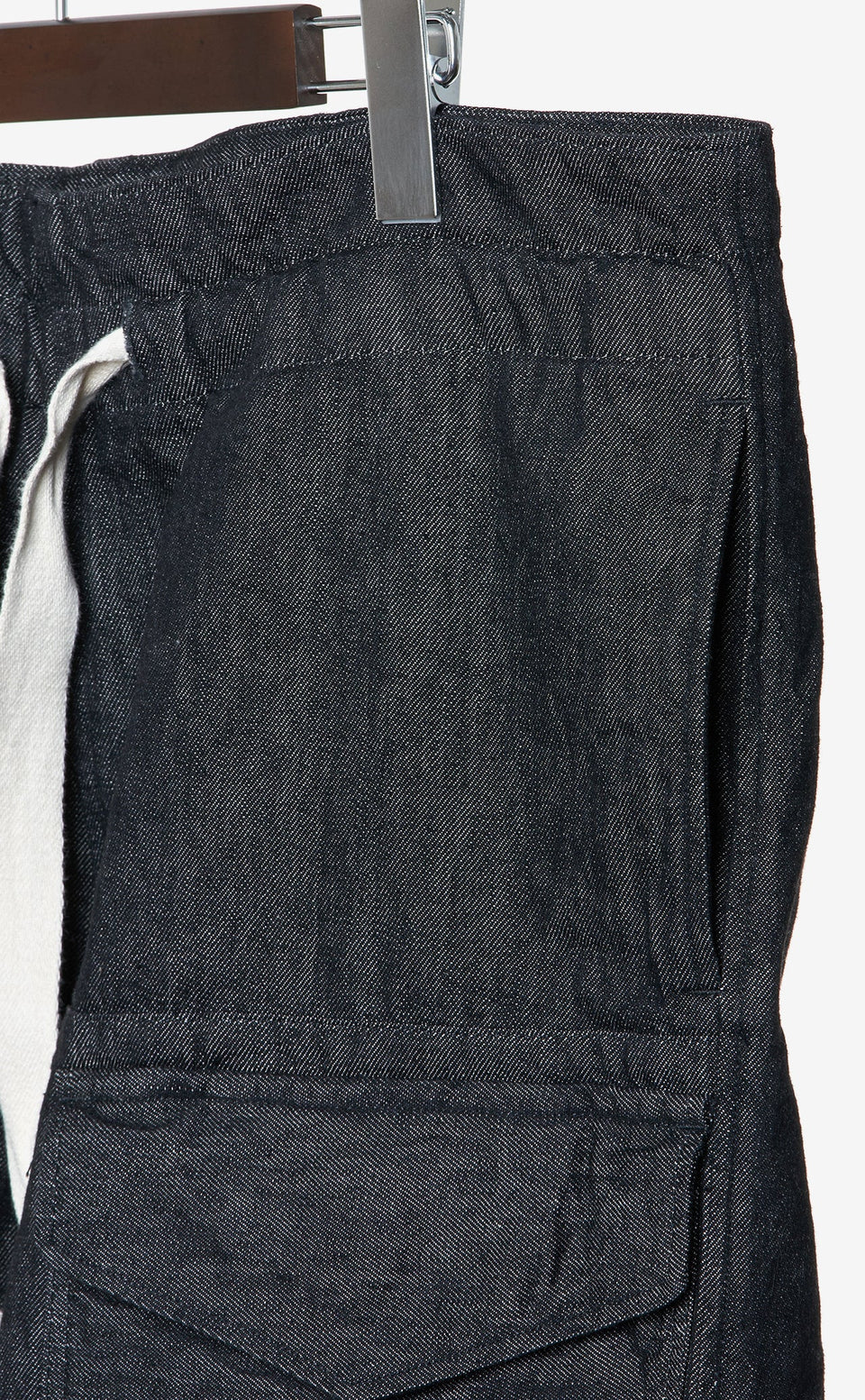 Load image into Gallery viewer, sus-sous trousers MK-1 / 11.5oz supima silket denim (BLACK)