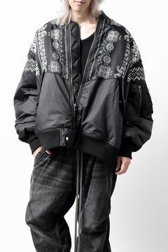 画像をギャラリービューアに読み込む, FACETASM ORIGINAL BANDANA PRINT MA-1 (BANDANA)